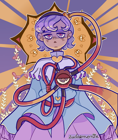 Touhou Satori fanart